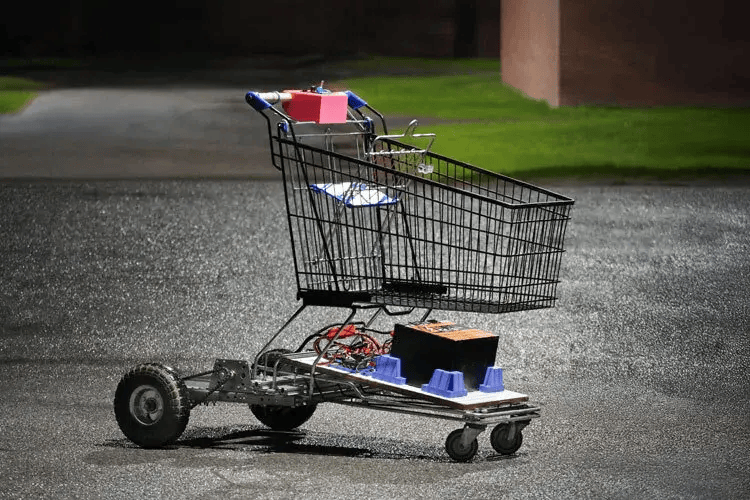KILOBYTE motorized shopping cart